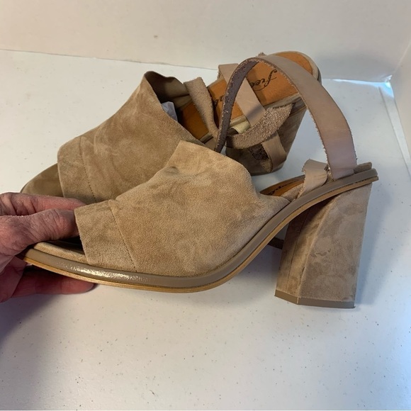 Free People See Ya There Heel Suede Wrap Sandal - Picture 6 of 11